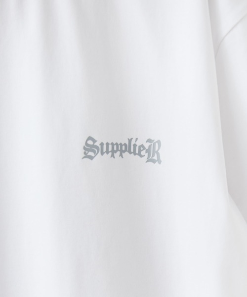 SUPPLIER（サプライヤー）の「SUPPLIER/サプライヤー 2-Tone Rhinestone Cross Tee Tシャツ ユニセックス（Tシャツ/カットソー・メンズ・ベージュ/ブラック/ホワイト・XL/L/M）」の5枚目の写真