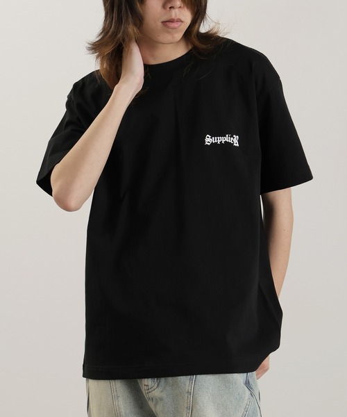 SUPPLIER（サプライヤー）の「SUPPLIER/サプライヤー 2-Tone Rhinestone Cross Tee Tシャツ ユニセックス（Tシャツ/カットソー・メンズ・ベージュ/ブラック/ホワイト・XL/L/M）」の18枚目の写真