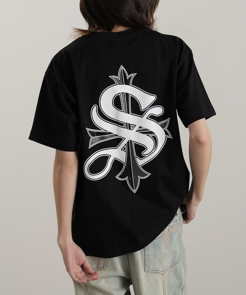 SUPPLIER（サプライヤー）の「SUPPLIER/サプライヤー 2-Tone Rhinestone Cross Tee Tシャツ ユニセックス（Tシャツ/カットソー・メンズ・ベージュ/ブラック/ホワイト・XL/L/M）」の22枚目の写真