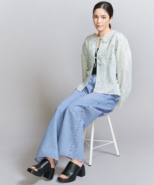 BEAUTY&YOUTH UNITED ARROWS（ビューティーアンドユースユナイテッドアローズ）の「カバー プラットフォーム ミュール（サンダル・レディース・モカ/ブラック・37/36/38）」の15枚目の写真