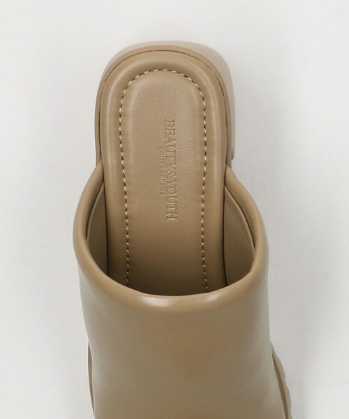 BEAUTY&YOUTH UNITED ARROWS（ビューティーアンドユースユナイテッドアローズ）の「カバー プラットフォーム ミュール（サンダル・レディース・モカ/ブラック・37/36/38）」の12枚目の写真