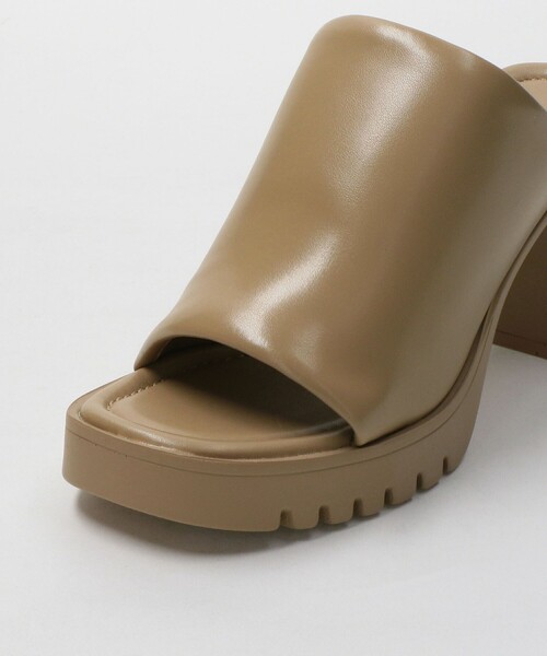 BEAUTY&YOUTH UNITED ARROWS（ビューティーアンドユースユナイテッドアローズ）の「カバー プラットフォーム ミュール（サンダル・レディース・モカ/ブラック・37/36/38）」の13枚目の写真