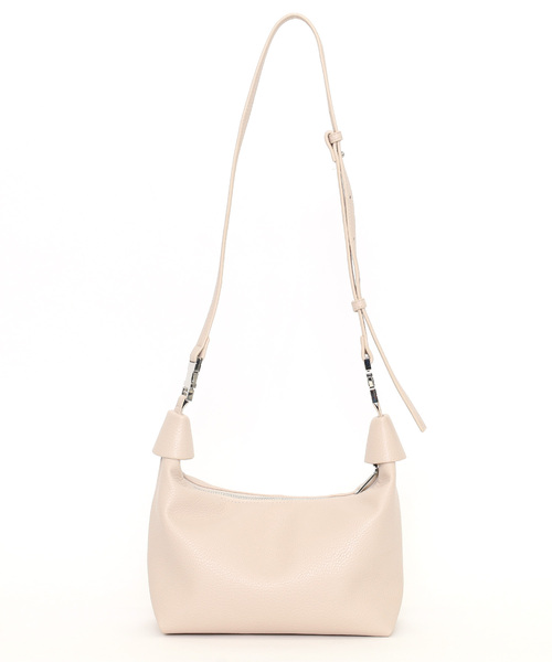 SMIR NASLI(サミールナスリ)の「コンパクト2WAYショルダーバッグ(ショルダーバッグ・レディース・ライトベージュ/ブラック/シルバー・FREE)」の4枚目の写真