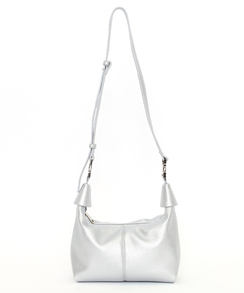 SMIR NASLI(サミールナスリ)の「コンパクト2WAYショルダーバッグ(ショルダーバッグ・レディース・ライトベージュ/ブラック/シルバー・FREE)」の7枚目の写真