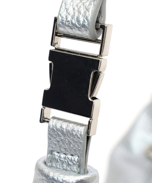 SMIR NASLI(サミールナスリ)の「コンパクト2WAYショルダーバッグ(ショルダーバッグ・レディース・ライトベージュ/ブラック/シルバー・FREE)」の17枚目の写真