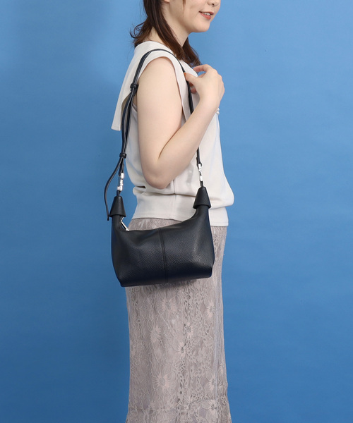 SMIR NASLI(サミールナスリ)の「コンパクト2WAYショルダーバッグ(ショルダーバッグ・レディース・ライトベージュ/ブラック/シルバー・FREE)」の21枚目の写真