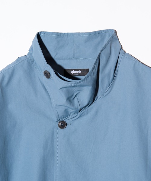 セール】Deformed Stand Collar Shirt / デフォームスタンドカラー