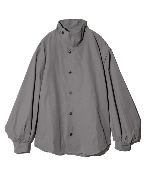 glamb（グラム）の「Deformed Stand Collar Shirt / デフォームスタンドカラーシャツ（シャツ/ブラウス・メンズ・グレー/ブルー/ブラック・S/M/L）」の20枚目の写真