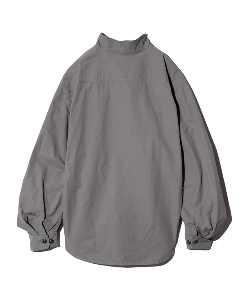 glamb（グラム）の「Deformed Stand Collar Shirt / デフォームスタンドカラーシャツ（シャツ/ブラウス・メンズ・グレー/ブルー/ブラック・S/M/L）」の21枚目の写真