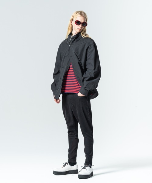 glamb（グラム）の「Deformed Stand Collar Shirt / デフォームスタンドカラーシャツ（シャツ/ブラウス・メンズ・グレー/ブルー/ブラック・S/M/L）」の12枚目の写真