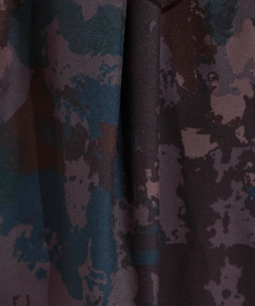 NOMINE（ノミネ）の「【セットアップ着用可】スプラッシュプリントドロスト パンツ（その他パンツ・レディース・チャコールグレー/アイボリー/パープル・M/S）」の13枚目の写真