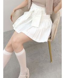 MERCURYDUO（マーキュリーデュオ）の「ツイストプリーツミニスカパン（スカート）」
