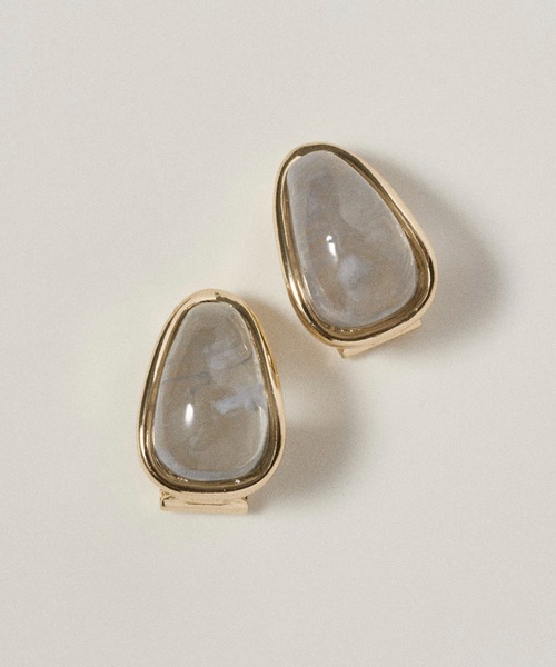 GOLDY（ゴールディ）の「メタル フレーム プランプ イヤリング（イヤリング・レディース・ピンク/シルバー/ゴールド/ブルー/グリーン・FREE）」の13枚目の写真