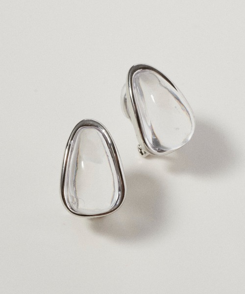 GOLDY（ゴールディ）の「メタル フレーム プランプ イヤリング（イヤリング・レディース・ピンク/シルバー/ゴールド/ブルー/グリーン・FREE）」の15枚目の写真