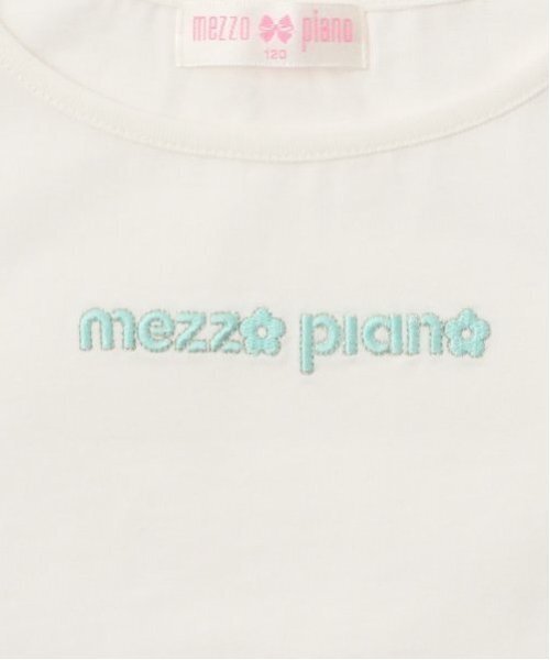 mezzo piano（メゾピアノ）の「透かしニット＆Tシャツセット（ニット/セーター・キッズ・レモンイエロー/ミント・120cm/130cm）」の9枚目の写真