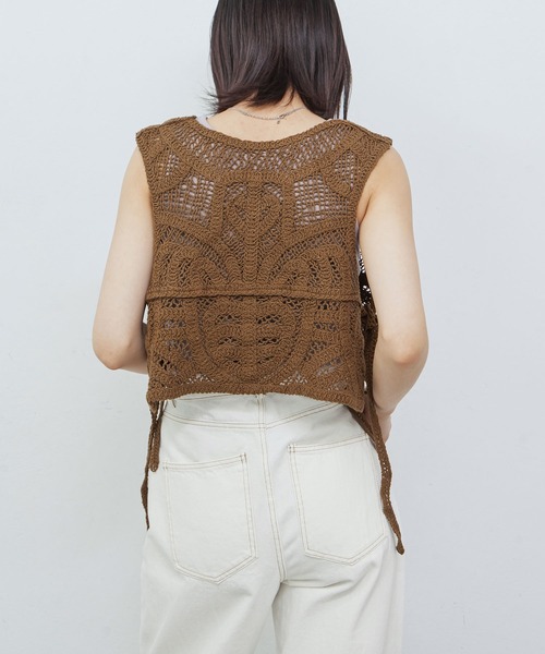 unfil クロシェ　ベスト 楽天市場】【SALE！50%OFF】アンフィル unfil ハンド