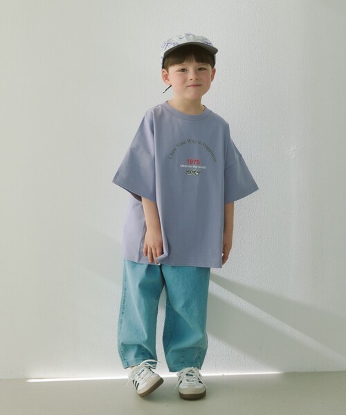 green label relaxing(グリーンレーベルリラクシング)の「【別注】<HI-CHEW><FRUIT OF THE LOOM>Tシャツ/ キッズ 110cm-150cm(Tシャツ/カットソー・キッズ・ライム/ホワイト/ライトピンク/パープル・S(120-130cm)/XS(110-120cm)/M(140-150cm))」の7枚目の写真