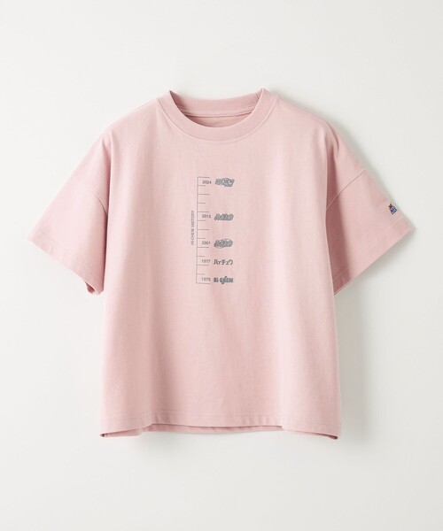 green label relaxing(グリーンレーベルリラクシング)の「【別注】<HI-CHEW><FRUIT OF THE LOOM>Tシャツ/ キッズ 110cm-150cm(Tシャツ/カットソー・キッズ・ライム/ホワイト/ライトピンク/パープル・S(120-130cm)/XS(110-120cm)/M(140-150cm))」の10枚目の写真