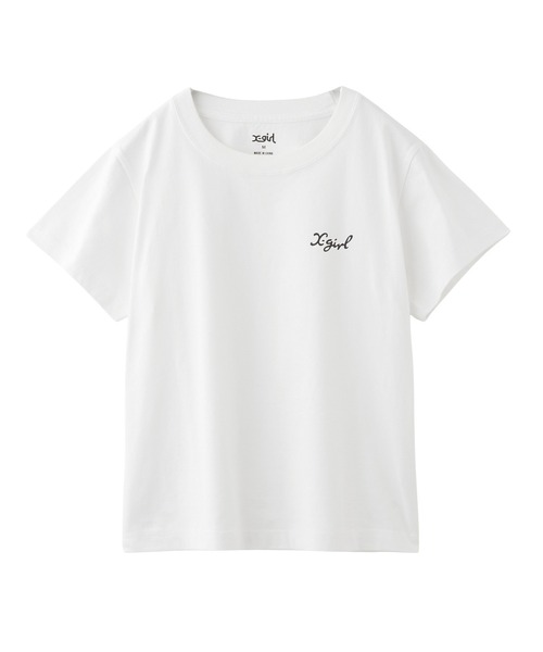 LOGO AND BUTTERFLY 2P S/S BABY TEE（Tシャツ/カットソー）｜X