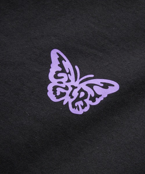 tシャツ LOGO AND BUTTERFLY 2P S/S BABY TEE レディース LOGO AND BUTTERFLY 2P S/S BABY TEE（Tシャツ/カットソー）｜X