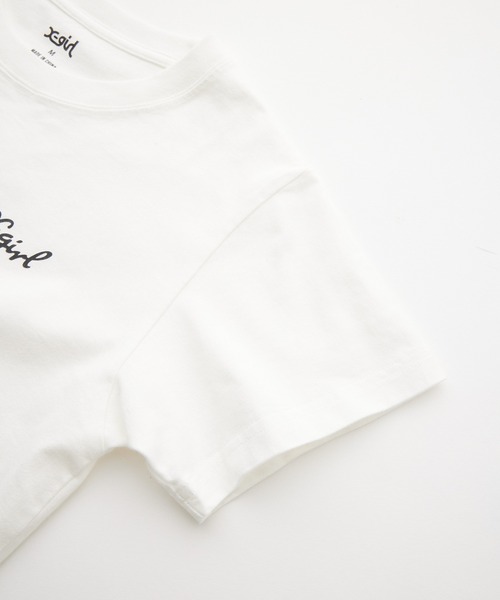 LOGO AND BUTTERFLY 2P S/S BABY TEE（Tシャツ/カットソー）｜X
