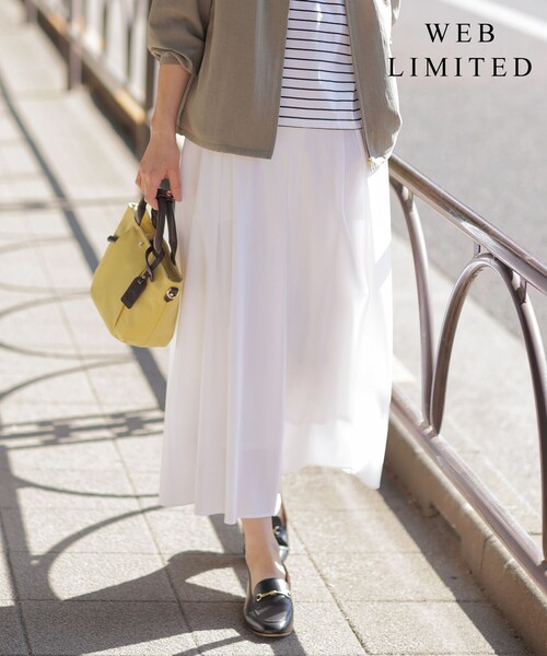 J.PRESS Ladies(J.プレス レディス)の「【WEB限定カラーあり・洗える】トリコットジャージー フレアーパンツ(その他パンツ・レディース・グレー系/ホワイト系/ネイビー系・XS)」の1枚目の写真
