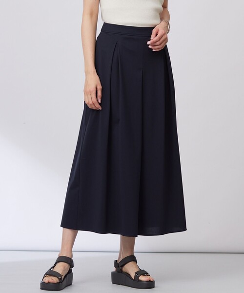 J.PRESS Ladies(J.プレス レディス)の「【WEB限定カラーあり・洗える】トリコットジャージー フレアーパンツ(その他パンツ・レディース・グレー系/ホワイト系/ネイビー系・XS)」の3枚目の写真