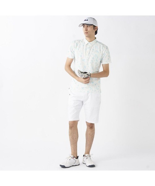FILA GOLF(フィラゴルフ )の「FILA GOLF/フィラ ゴルフ ゴルフウェア ポロシャツ ストレッチ 胸ポケット付き 半袖 シャツ Tシャツ(Tシャツ/カットソー・メンズ・オレンジ/ホワイト/ネイビー・M/L/LL)」の21枚目の写真
