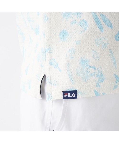 FILA GOLF(フィラゴルフ )の「FILA GOLF/フィラ ゴルフ ゴルフウェア ポロシャツ ストレッチ 胸ポケット付き 半袖 シャツ Tシャツ(Tシャツ/カットソー・メンズ・オレンジ/ホワイト/ネイビー・M/L/LL)」の15枚目の写真
