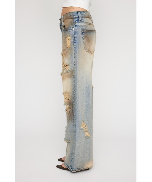 PAINT LOOSEY CRASH デニム 24inch laguagem PAINT LOOSEY CRASH デニム（デニムパンツ）｜LAGUA GEM