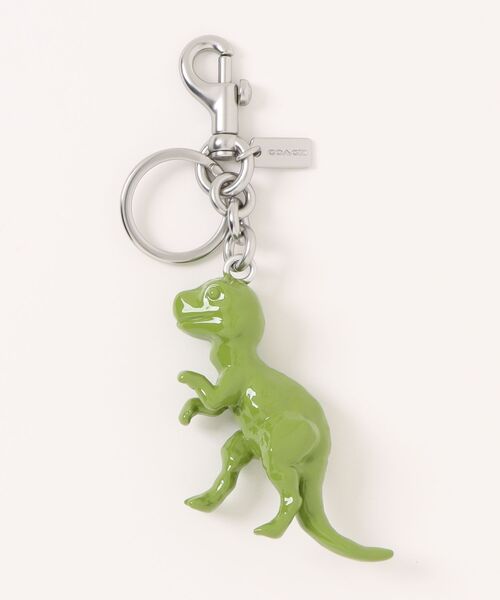 COACH(コーチ)の「T-レックス バッグ チャーム(キーホルダー・レディース・グリーン系その他・ONE)」の4枚目の写真