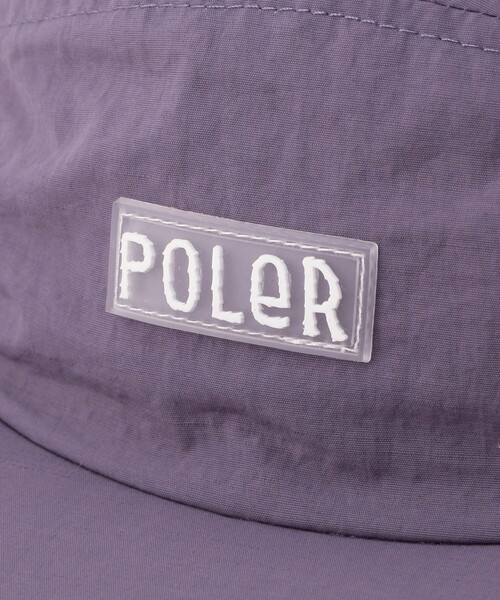 POLeR（ポーラー）の「POLeR/ポーラー FURRY FONT NYLON 5P CAP ファーリーフォント5パネルキャップ（キャップ・メンズ・ブラック/ナチュラル/グレー/ネイビー/ラベンダー・ONE SIZE）」の9枚目の写真