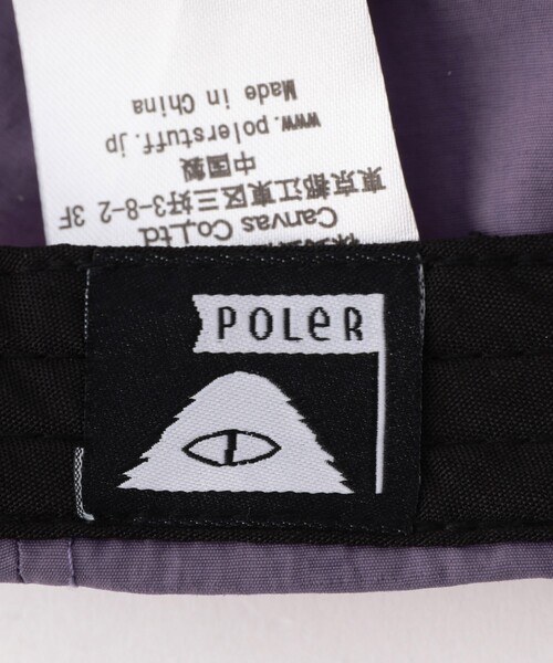 POLeR（ポーラー）の「POLeR/ポーラー FURRY FONT NYLON 5P CAP ファーリーフォント5パネルキャップ（キャップ・メンズ・ブラック/ナチュラル/グレー/ネイビー/ラベンダー・ONE SIZE）」の12枚目の写真