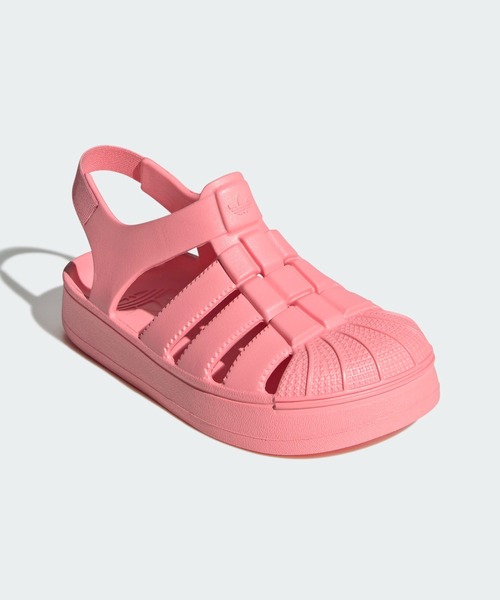 adidas（アディダス）の「SST サンダル キッズ / SST Sandals Kids / アディダスオリジナルス adidas Originals（サンダル・キッズ・ブラック/ピンク/ブルー・17.0cm/18.0cm/19.0cm/20.0cm/21.0cm/22.0cm）」の13枚目の写真