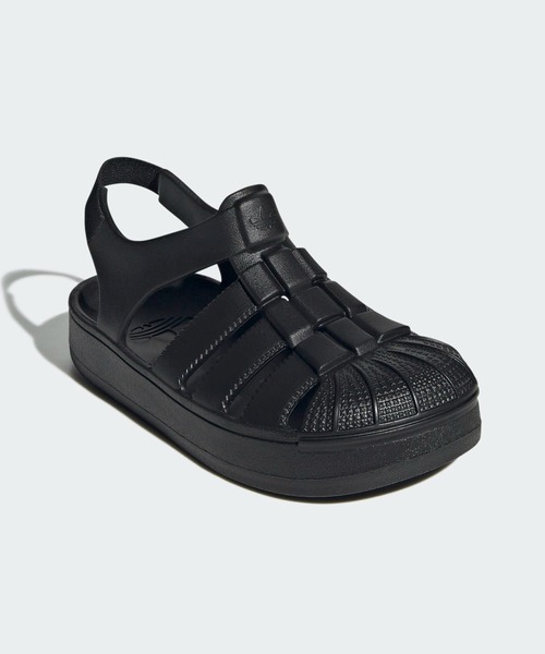 adidas（アディダス）の「SST サンダル キッズ / SST Sandals Kids / アディダスオリジナルス adidas Originals（サンダル・キッズ・ブラック/ピンク/ブルー・17.0cm/18.0cm/19.0cm/20.0cm/21.0cm/22.0cm）」の6枚目の写真