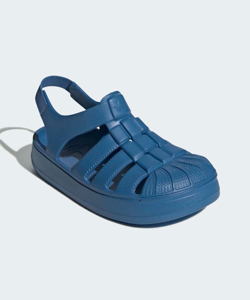 adidas（アディダス）の「SST サンダル キッズ / SST Sandals Kids / アディダスオリジナルス adidas Originals（サンダル・キッズ・ブラック/ピンク/ブルー・17.0cm/18.0cm/19.0cm/20.0cm/21.0cm/22.0cm）」の22枚目の写真