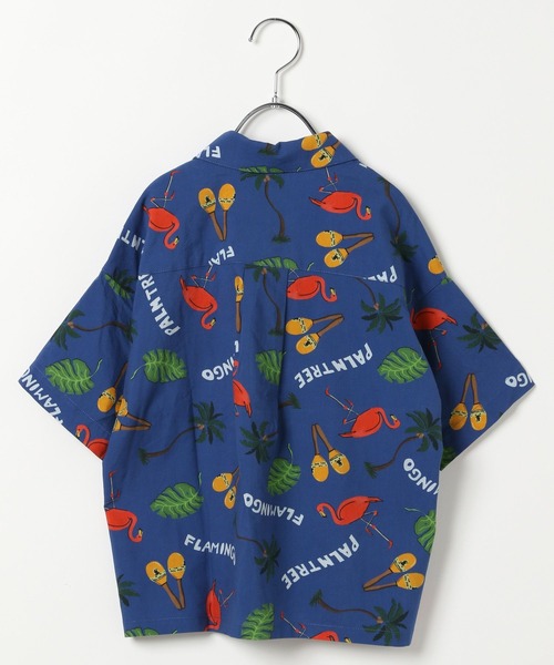 BAYFLOW（ベイフロー）の「[セットアップで着用可能☆]リゾート柄シャツ(KIDS)（シャツ/ブラウス・キッズ・ネイビー/ブラック/ブラウン・110cm/150cm/140cm/130cm/120cm）」の17枚目の写真