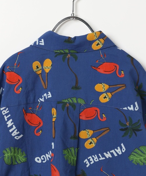 BAYFLOW（ベイフロー）の「[セットアップで着用可能☆]リゾート柄シャツ(KIDS)（シャツ/ブラウス・キッズ・ネイビー/ブラック/ブラウン・110cm/150cm/140cm/130cm/120cm）」の21枚目の写真