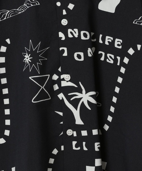 BAYFLOW（ベイフロー）の「[セットアップで着用可能☆]リゾート柄シャツ(KIDS)（シャツ/ブラウス・キッズ・ネイビー/ブラック/ブラウン・110cm/150cm/140cm/130cm/120cm）」の22枚目の写真