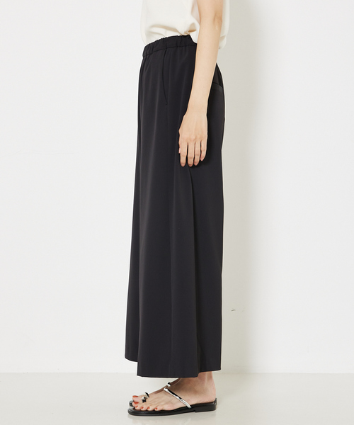 qualite(カリテ)の「2WAYストレッチワイドパンツ(その他パンツ・レディース・グレイッシュベージュ/ブラック・34/38/36)」の6枚目の写真
