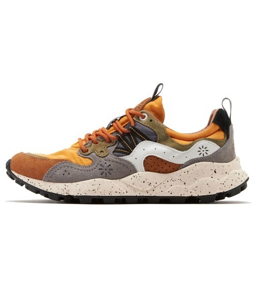 go slow caravan（ゴースローキャラバン）の「Flower MOUNTAIN/フラワーマウンテン　YAMANO3（スニーカー・メンズ・ライトベージュ/イエロー/オレンジ/ベージュ/ネイビー/ブルー/ダークグレー/ブラウン・25cm/24.5cm/24cm/27.5cm/26.5cm/26cm/23.5cm/23cm/28cm）」の8枚目の写真