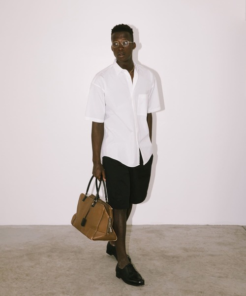 セール】new basic THOMAS MASON SHORT-SLEEVE OVER SHIRTS