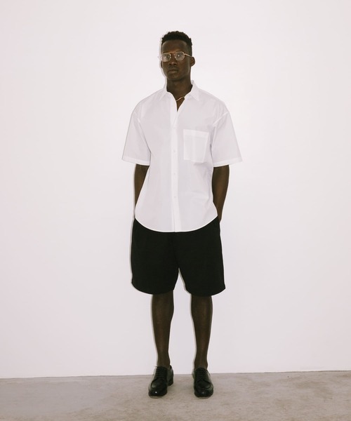 セール】new basic THOMAS MASON SHORT-SLEEVE OVER SHIRTS