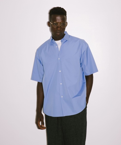 セール】new basic THOMAS MASON SHORT-SLEEVE OVER SHIRTS