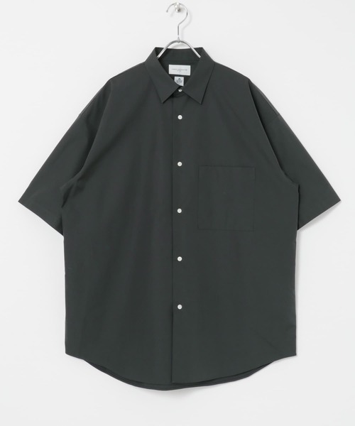 OVY THOMASMASON 半袖シャツ ブラック サイズL OVY THOMASMASON 半袖シャツ ブラック サイズL