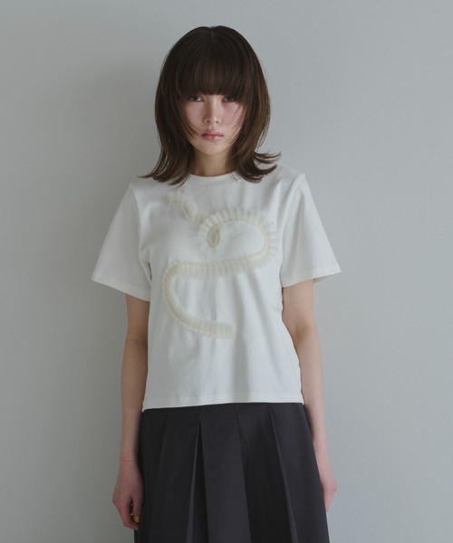 tulle frill T-shirt/チュールフリルTシャツ（Tシャツ