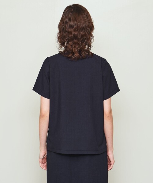 DAISUKE OBANA 半袖ポロシャツ　ネイビー　黒　L ダイスケオバナ セール】＜D.O UNITED ARROWS BY DAISUKE OBANA for WOMEN＞H/T