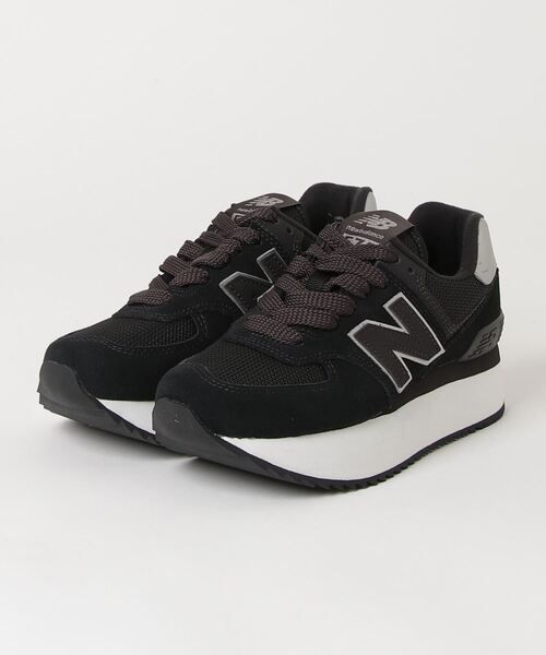 NEW BALANCE(ニューバランス)の「ニューバランス New Balance 574+(スニーカー・レディース・ブラック・23.5cm/24.5cm/23.0cm/24.0cm/25.0cm)」の6枚目の写真