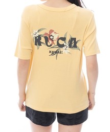 RVCA レディース HAWAII DAILY TEE Tシャツ 【2025年春夏モデル】/ルーカバックプリント半袖Tシャツ