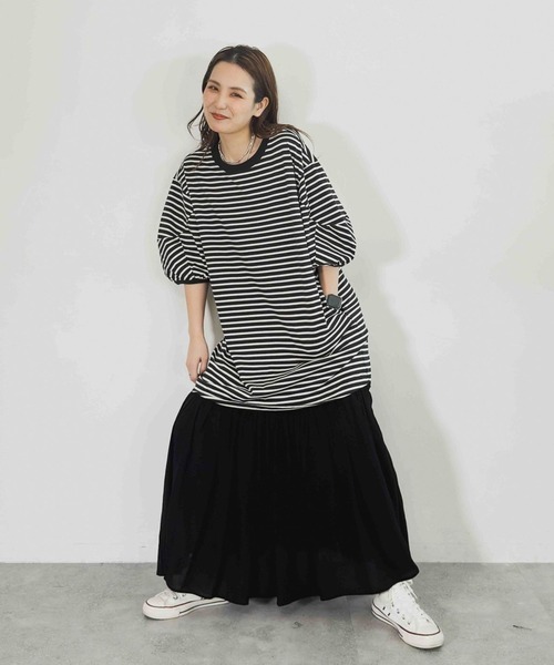 新品☆MODE NORM CORE BIGTドッキングワンピース niko and ｜[MODE NORM CORE] BIGTドッキングワンピース